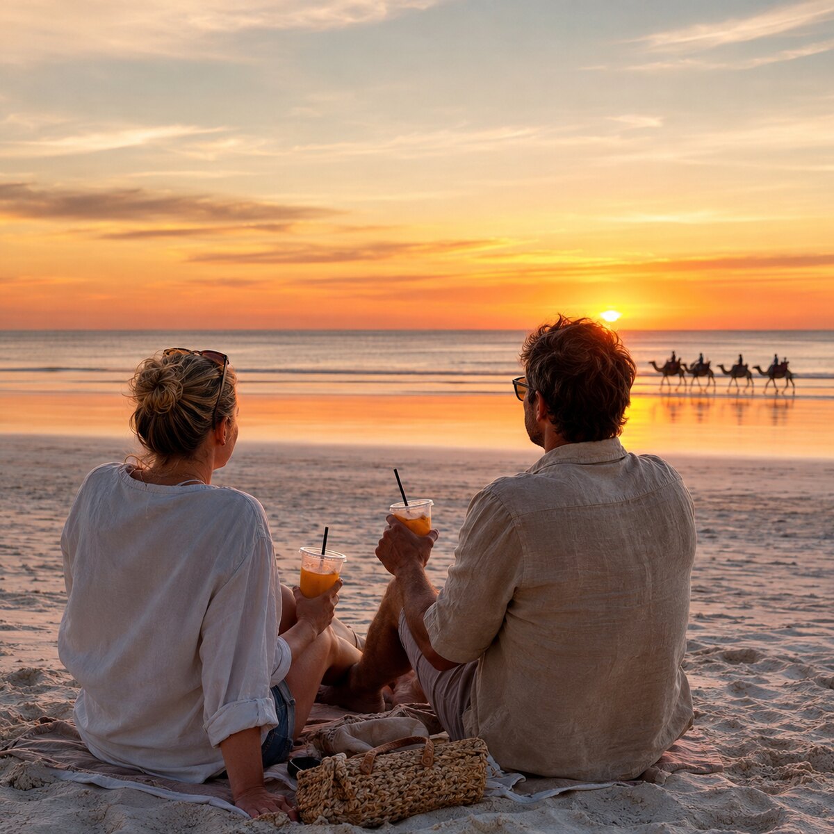 Cable Beach at sunset, Broome
